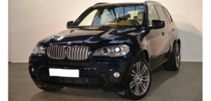 This BMW X5 is available for hire anywhere in UK.