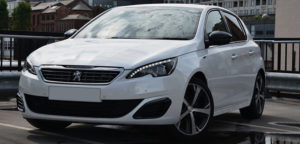 This Peugeot GT is available for hire anywhere in UK.