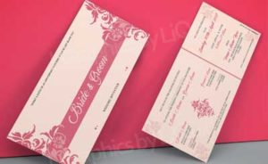 Check prices and designs for Asian wedding invitation cards.