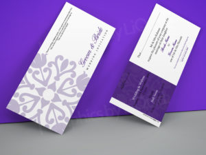 Purple Pakistani and Indian Wedding Invitation Cards UK