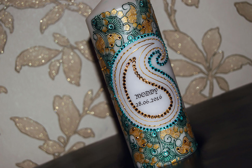 arabesque-teal-paisley-customised-asian-candle